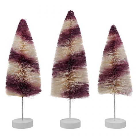 LC1634 - Purple Stripes Delights Bottle Brush Trees Set of 3 (6907367850050)