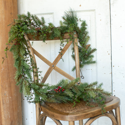 M13481 - 6' Mixed Pine Garland (6864062513218)