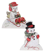 Load image into Gallery viewer, RL9826 - Playful Snowman Dummy Board Set of 2 (4671625297986)