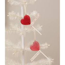 Load image into Gallery viewer, Valentine Lollipop Ornament Set of 2 - TF1222 (6695883833410)