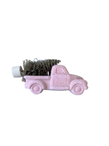 Pink Glitter Truck with Tree (6821038194754)