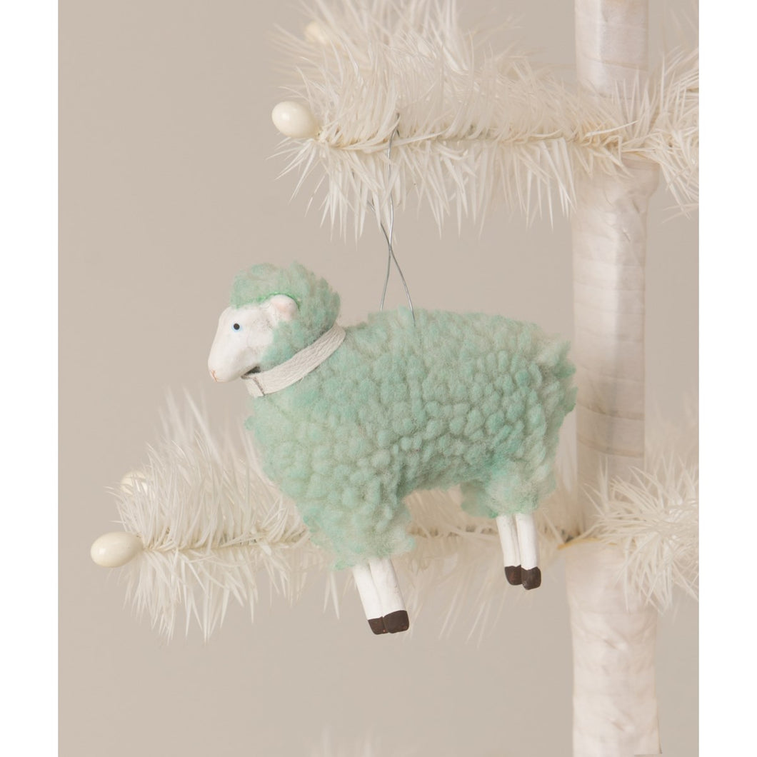 TD1123B - Pastel Blue Sheep Ornament (6706983469122)