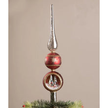 Load image into Gallery viewer, LC0682 - Santa in Sleigh Indent Tree Topper (6712957567042)